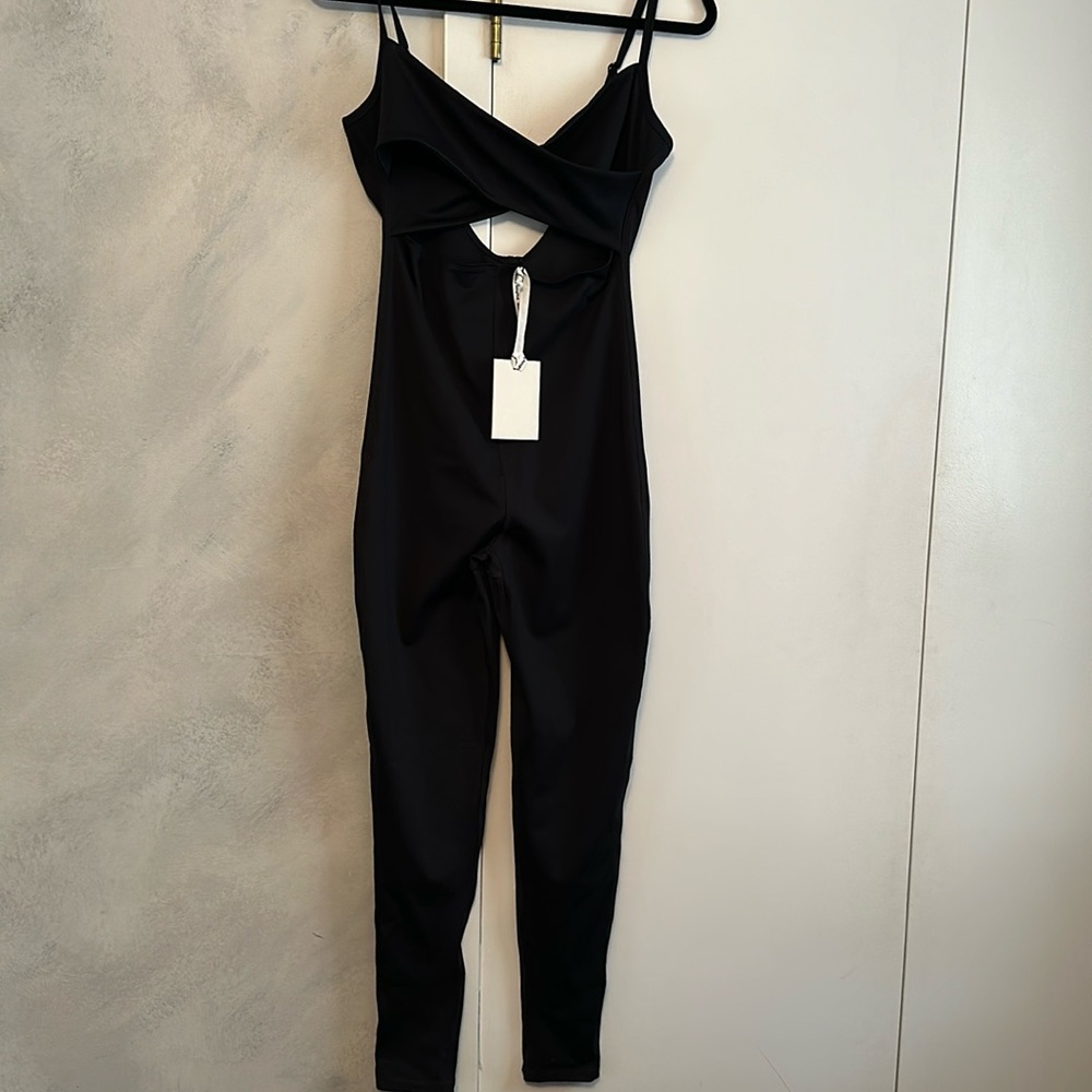 New Revolve's WellBeing + Beingwell twisted front jumpsuit size small